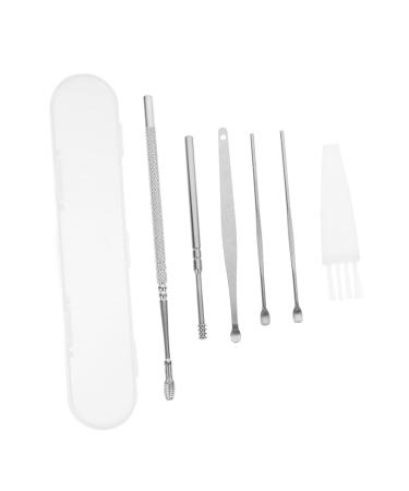 Healifty 4 Sets Ear Pick Tool Earwax Removal kit Spiral Ear Wax Remover Ear Spoon Ear Cleaners Cleaning Kits Ear Pick Ear Wax Removal aldult Child Ear Picking Tool Stainless Steel