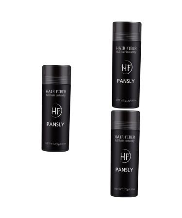 Beavorty 3 Pcs Hair Fibers for Thinning Hair Keratin Thickening Hair Fibres Hair Thickening Black