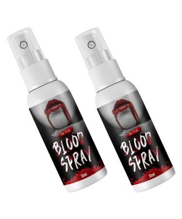 GANAZONO Halloween Party Supplies: 2PCS Fake Blood Spray for Clothes, Face & Eyes - Halloween Makeup Props Kit - Buy Online on SooperMarket.com