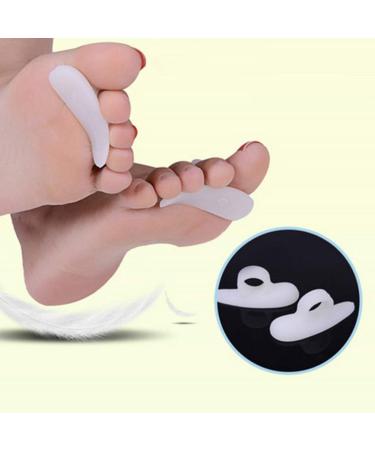 Beavorty Toe Separator 4 Pairs - Hammer Toe Straightener & Crests Splints for Foot Pain Relief | Toe Spacers for Overlapping Toes, Bunions | Footcare Solution - Buy Online on SooperMarket.com