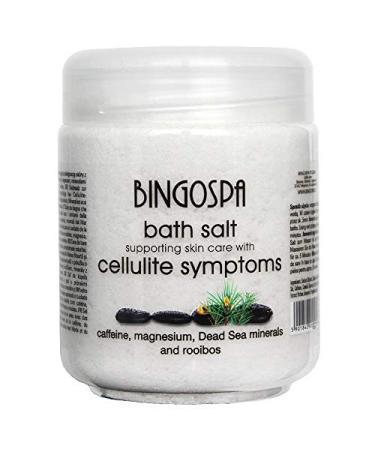 Bath salt against cellulite stretch marks muscle tension with minerals from the Dead Sea rooibos and magnesium 550 g BINGOSPA