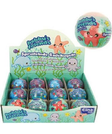 Elina Kids bath bomb 12 * 100gr 3-assorted in display