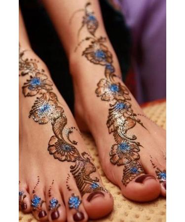Buy Golecha Kaveri Chhela's 100% Natural Henna Cones | Red-Brown No PPD - 6pcs for International Shipping - Buy Online on SooperMarket.com
