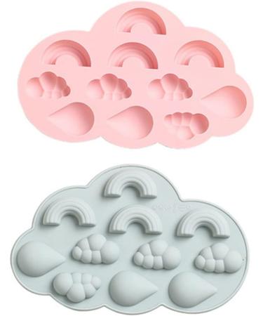 6 Pcs Silicone Mold Silicone Ice Mold Cake Mold Chocolate Mold Cookie Mold Baking Mold Biscuit Kitchen Supplies Silica Gel 22.6X14.5X1.5CMx3pcs Assorted Colorx3pcs - Buy Online on SooperMarket.com