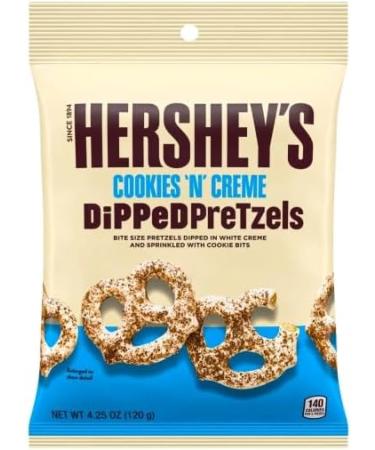 Chocolate Pretzels Bundle With Reese's Dipped Pretzels 120g & Hershey's Cookies 'N' Creme Dipped Pretzels 120g (2 Pack) - Buy Online on SooperMarket.com