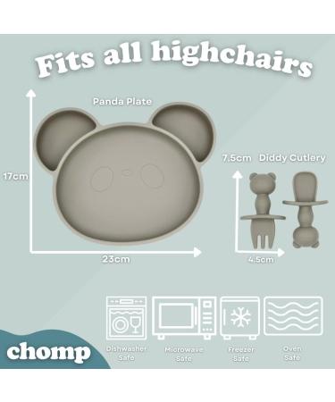 Sage Green Suction Plate Baby Cutlery Set with Toothbrush and Weaning Essentials - Dishwasher Safe - Buy Online on SooperMarket.com