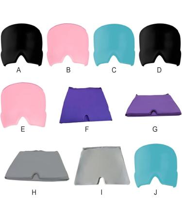 Dajidafu Eye Patch Multifunctional Gel Migraine Relief Hat Lightweight Eyepatches Sleeping Covers Cooling Cover Tension Women Double Layer/Pink - Buy Online on SooperMarket.com
