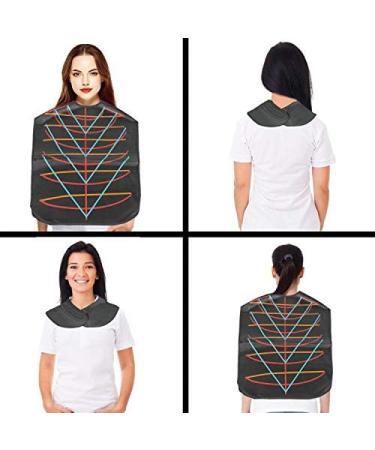 Professional Waterproof Hair Capes for Salon & Barber Use - Anti-Static Dyeing & Cutting Black Cape - Buy Online on SooperMarket.com