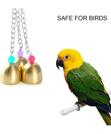 MANSHANGKJ Budgie Toy Interesting Bird Toy Interactive Bells Toy for Small Parrot Macaws Parakeets Love Birds (Random Color) - Buy Online on SooperMarket.com