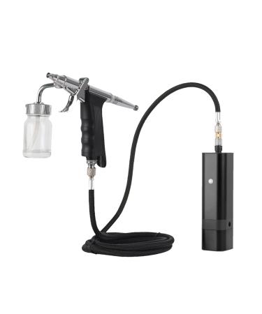 Universal Paint Spraye Cordless Airbrush Kit with Siphon Trigger Type Spray Gun for Art Model Body Paint Artist Makeup Nail Tattoos Cake Tools Painting Varnishing Lacquering