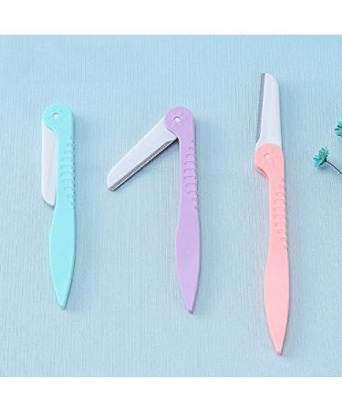 3 Pcs Foldable Eyebrow and Face Razors for Women - Eyebrow Shapers Shavers 3 Count - Buy Online on SooperMarket.com