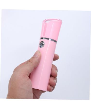 FOYTOKI 1pc Facial Spa Steamer Spray Cleaner Pore Cleaner Pink Handheld Spray 14.10X4.00X4.00CM - Buy Online on SooperMarket.com