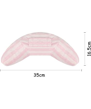 Kids Car Seat Belt Cover Set - Soft Shoulder Pad for Safety & Comfort | Travel Pillow & Neck Support | Universal Fit for Boys & Girls | 1pc Grey Stripe + 1pc Pink Stripe - Buy Online on SooperMarket.com