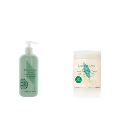 Elizabeth Arden Green Tea Refreshing Body Lotion 1 pack (1 x 500 ml) & Green Tea Honey Drops Body Cream 1 pack (1 x 500 ml)