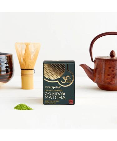 Clearspring Okumidori Matcha - Limited Edition Organic Japanese Matcha - Ceremonial Grade 30g - Buy Online on SooperMarket.com