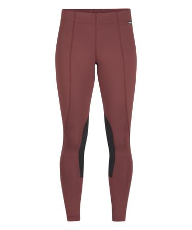 Kerrits Flow Rise Knee Patch Performance Tight Small Mahogany