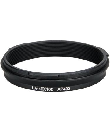 49mm Metal Lens Filter Adapter Ring for Fujifilm X100V X100F X100T X100S X100 X70 Cameras Black - Buy Online on SooperMarket.com