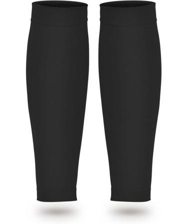 Shop Compression Stockings for Men & Women - Elastic Calves Support for Running & Sports (Black Size L) - Buy Online on SooperMarket.com