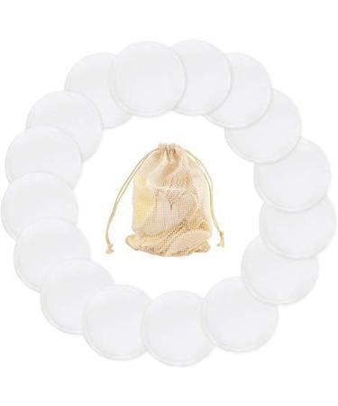 ZIEM 10PCS Reusable Cotton Rounds Makeup Remover Cotton Pads Reusable Facial sing Rounds Toner Pads Makeup Wipes with Laundry Bag Bamboo Washable Facial Rounds - Buy Online on SooperMarket.com