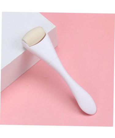 WOONEKY Oil Removal Roller Face Lift Roller Handheld Face Roller Skin Care Roller Oil Absorbing Volcanic Roller Volcano Stone Roller Face Sculpting Tool Rolling Volcano Stone Face Massager 10.30X2.70X1.50CM White - Buy Online on SooperMarket.com