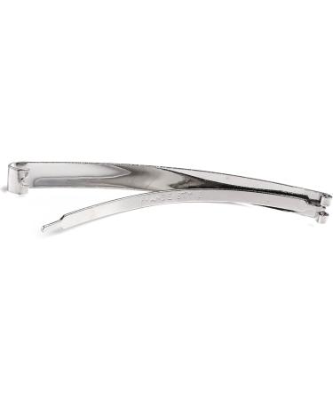 Mytoptrendz 4 PCS 7cm Small Slim Barrettes Hair Pins Dome Metal Hair Slides Hair Accessories for Women and Girls Thin Hair Classic Retro Style (7cm Silver) - Buy Online on SooperMarket.com