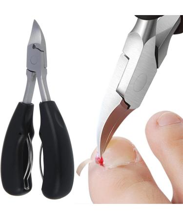 Toenails Trimmer Toenail Clippers for Ingrown or Thick Nails Cuticle Nipper Trimmer Toenail Nipper for Seniors with Protective Cover Stainless Steel Nail Scissors for Ingrown Hard Toe Nail Fingernail - Buy Online on SooperMarket.com