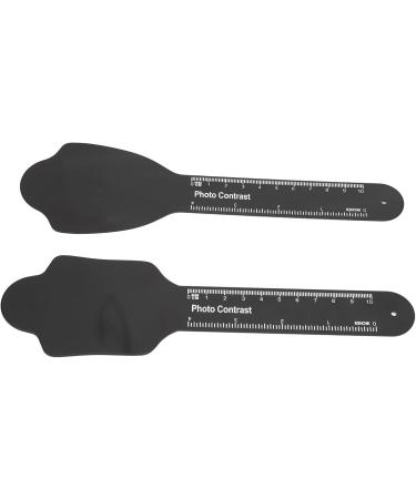 2Pcs Intraoral Photo Contraster Dental Background Board Orthodontic Photographic Contraste Long Handle Ral Photo Background Board with Scale - Buy Online on SooperMarket.com