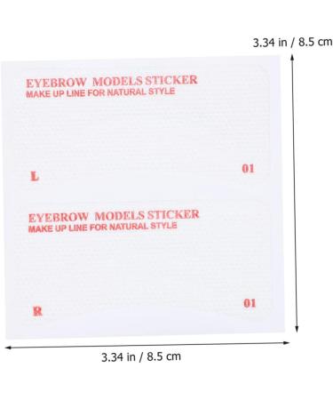 Beavorty 96pcs Eyebrow Stickers Eyelash Tool Makeup Tools Brow Tools Eyebrow Shaper Eyebrow Trimming - Buy Online on SooperMarket.com