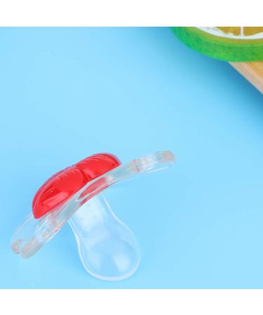 Soft Silicone Baby Pacifier - Food-Grade Funny Pig Nose Design for Newborn Comfort - Little Cherry - Buy Online on SooperMarket.com