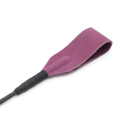 Premium Purple English Riding Crop with Genuine Leather Top - Equestrianism Essential - Buy Online on SooperMarket.com