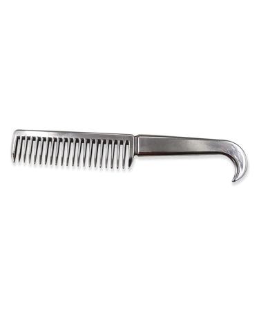 HAICN Aluminum Alloy Horse Comb Mane and Tail Comb Horse Grooming Tool Livestock Comb for Removing Loose Undercoat Knots