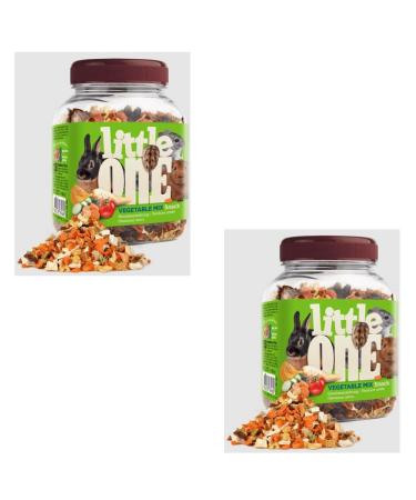 Little One vegetable mixture |Double pack |2 x 150 g |Supplementary feed for rodents and dwarf rabbits |Mix consists of five different dried vegetables