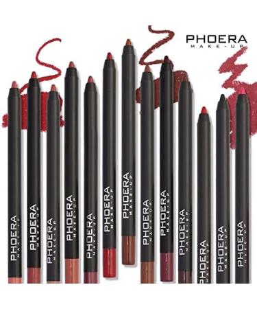 AQUAPURITY PHOERA 3Pcs Long Lasting Lip Liner and Eye Liner Set - Matte Waterproof Pencil for Women and Girls (K02) - Buy Online on SooperMarket.com