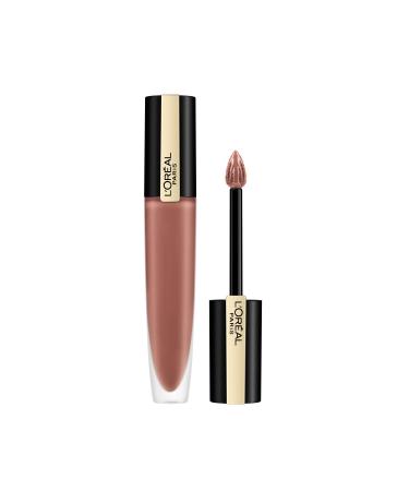 ROUGE SIGNATURE METALLICS liquid lipstick #201-stupefy 7 ml Red 7 ml (1 pack)