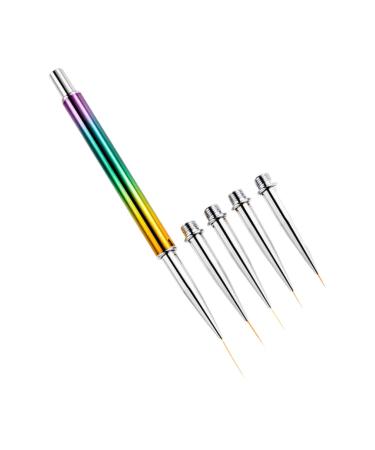 Gogogmee 1 Set Nail Art Drawing Pen Nail Art Pen Nail Art Liner Pen Nails Brush Pen Manicure Tools Nail Pens Manicure Pens Nail Salon Nail Drawing Pens Nail Line Pens Nail Design Brush
