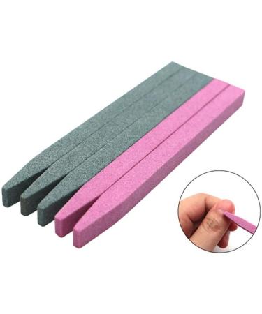 lmoikesz 5 Set of Precision Grinding Professional Grade Nail File Cuticle for Smooth and Polished Margin Easy to Use Stone Pink Pink 5Set - Buy Online on SooperMarket.com
