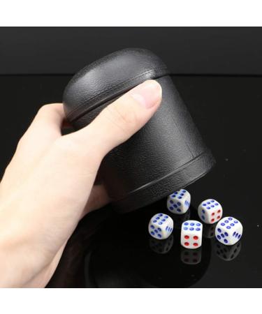 Toyvian 10PCS Rolling Dice Cup - Professional Black Cylindrical Dice Box for Party Entertainment - Buy Online on SooperMarket.com