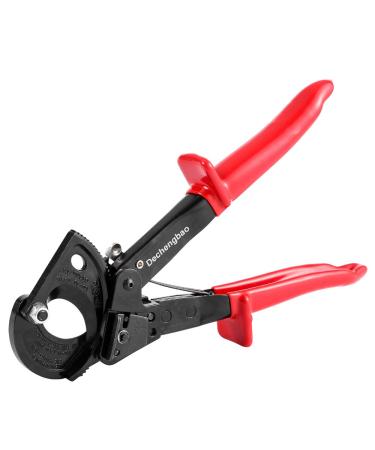 Cable Cutter HS325A Heavy Duty Aluminum Copper Ratchet Cable Cutter Cut up to 240mm Ratcheting Wire Cutter and Wire Cable Cutter (HS325A)