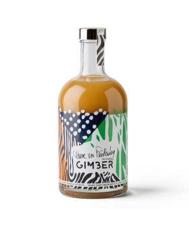 Gimber Limited Edition with Diane von F rstenberg - Original N 1 - Biological ginger center 700 ml |Alcohol -free bioty drink made of ginger lemon and herbs |Premium organic-in-house essence of Furstenberg