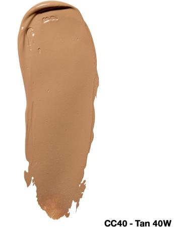 Palladio Tan 40W Full-Coverage CC Cream with Peptides & Vitamin C - Correct Redness, Uneven Skin Tone - 25.70g - Buy Online on SooperMarket.com