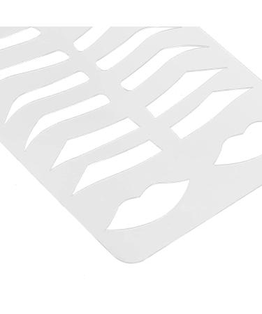 Brow Lip Stencil - Reusable PVC Eyebrow Decoration Tool - Buy Online on SooperMarket.com