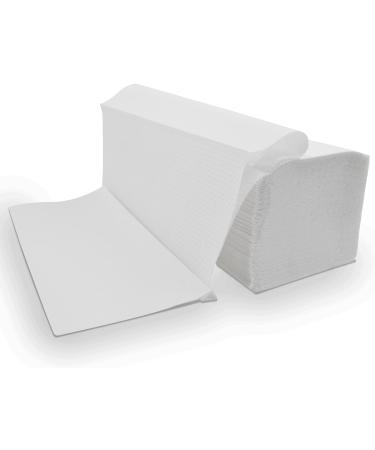 Defacto Extra Soft Paper Towels - 3200 Zigzag Folding 2-Layer Towels - Ideal for Donors - 25x23 cm - White - Buy Online on SooperMarket.com