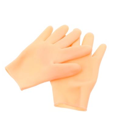 PLAFOPE 1 Pair Moisturizing Gloves Sleeping Mask for Women Gloves Night Mask Beauty Mask Moisture Gel Gloves Anti- Drying Beauty Mitten Moisturizer Gloves Hand Cotton Gloves Sebs