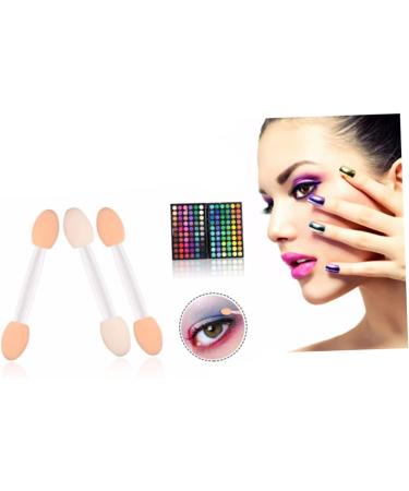 KALLORY 30pcs Eyeshadow Brush Make up Applicators for Face Eye Shadow Brush Highlight Brush Double Head Miss - Buy Online on SooperMarket.com