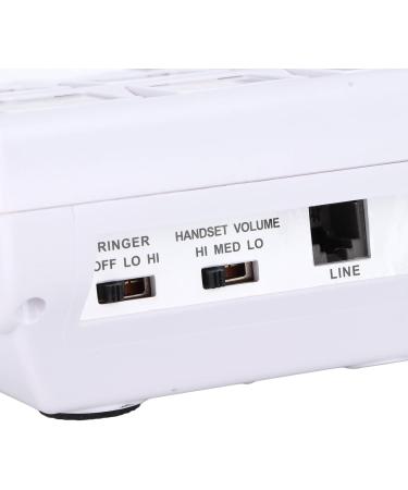 LIKJ Big Button Corded Phone LD 858HF Hands-Free Dial Photo Memory Desktop Telephone One-Touch Dialing Landline Phones with 7 Home Number 1 SOS Number 1 Meal Order Number for Seniors Elderly Home - Buy Online on SooperMarket.com