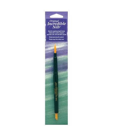 Grafix Original Incredible Nib  Unique Acrylic Fiber Applicator  Great for Applying Liquid Frisket, Watercolor, Acrylic, Tempera, Gouache, Tole Paint, Silk Paint, Fabric Paint, and More