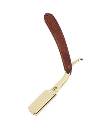 Men's Beard Knife Holder | Ergonomic & Foldable Metal Design - Premium Stainless Steel & Solid Wood | Perfect for Gentleman's Grooming - Buy Online on SooperMarket.com