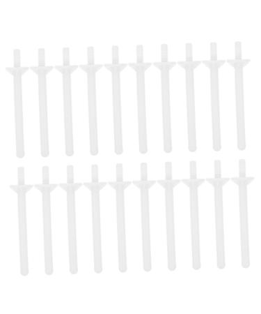 Frcolor 110st nose hair removal PP stick nose wax applicator made of plastic nose hole nose hair trimmer nose hair trimmer nose wax pencils nasal hair stabbing clean wax stick white 7.00x1.50x1.50cm