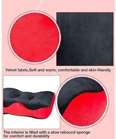 GeRRiT Memory Foam Seat/Chair Cushion for Relieves Back Sciatica Pain Tailbone Pain for Hemorrhoid Coccyx Sciatic Nerve Pregnancy and Tailbone Pain - Buy Online on SooperMarket.com