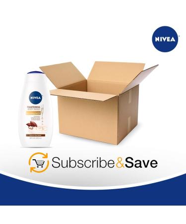 Nivea Pampering Body Wash Cocoa & Shea Butter 20 fl oz - Nourishing Moisture for Soft Skin - Buy Online on SooperMarket.com